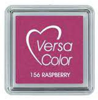 JT643 Versacolor Pigment Ink Pad - Raspberry 1" cube