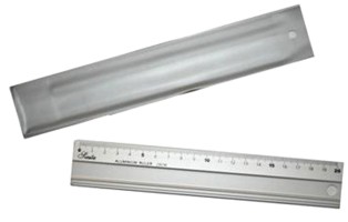 J164 20cm / 8" Aluminium Ruler