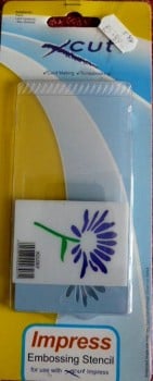 XCut Impress Embossing Stencil - Daisy