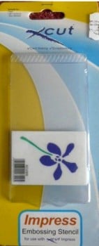 XCut Impress Embossing Stencil - 5-Petal Flower