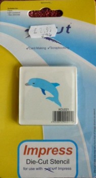 XCut Die Cut Stencil - Dolphin