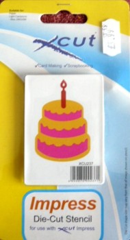 XCut Die Cut Stencil - 3-Tier Cake