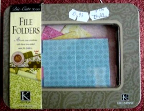 K&Company Chipboard Die Cut File Folders