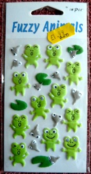 J250 Impex Fuzzy Animals - Frogs