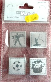 Craftime Just Metal Sports Tiles 3