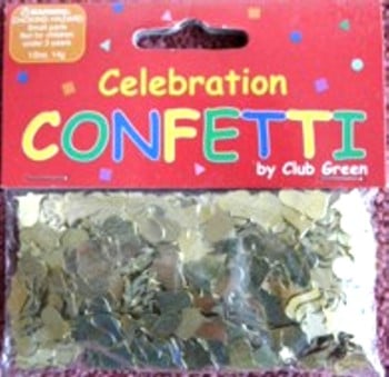 Club Green Celebration Confetti Bells