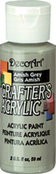 JT571 DecoArt 59 ml Crafter's Acrylic All-Purpose Paint - Amish Grey