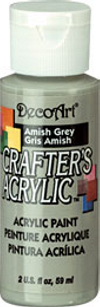 DecoArt 59 ml Crafter's Acrylic All-Purpose Paint - Amish Grey