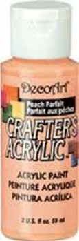 JT584 DecoArt 59 ml Crafter's Acrylic All-Purpose Paint - Peach Parfait