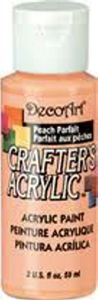 DecoArt 59 ml Crafter's Acrylic All-Purpose Paint - Peach Parfait