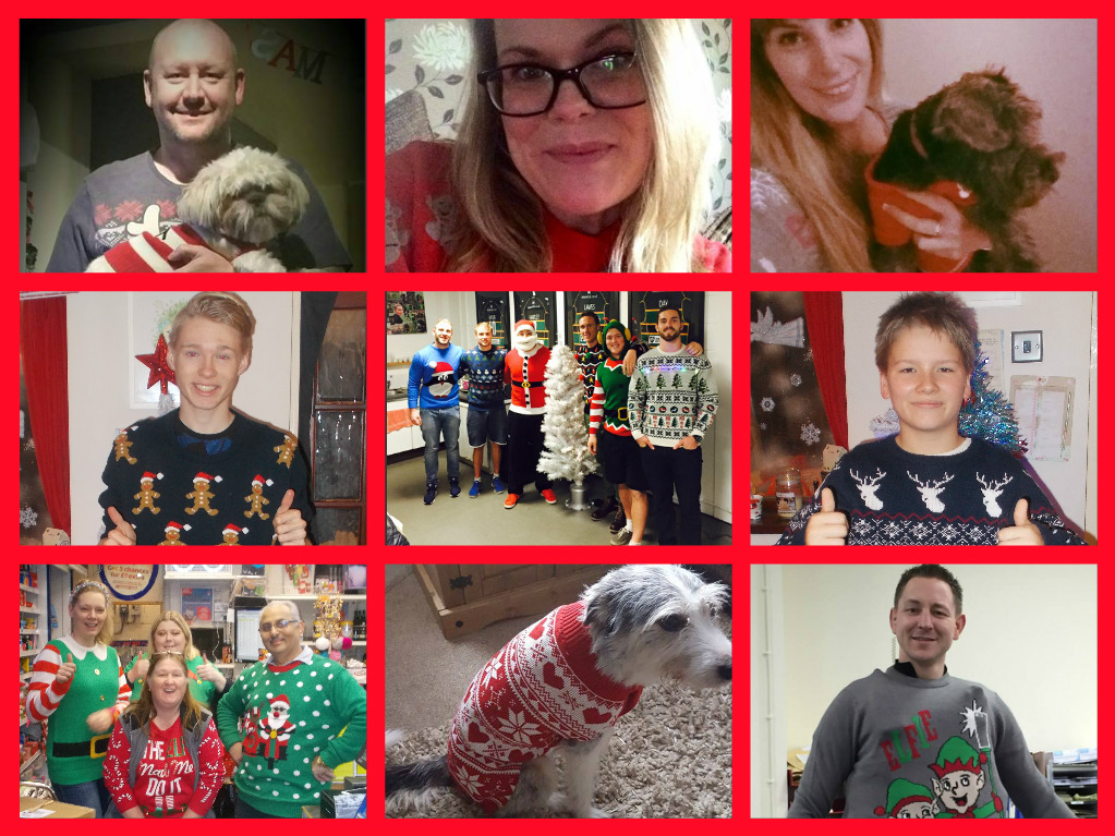 Xmas Jumper Day Collage