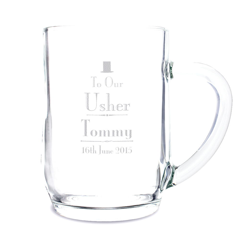 Decorative Wedding Usher Tankard