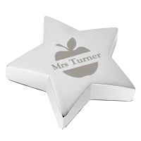 Apple Star Paperweight