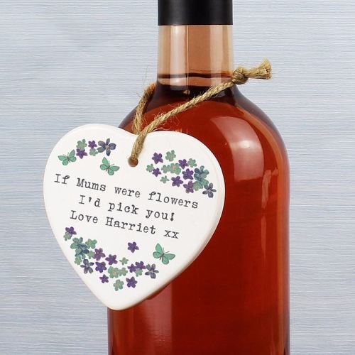 Forget Me Not Ceramic Heart