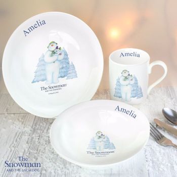 The Snowman and the Snowdog Breakfast Set