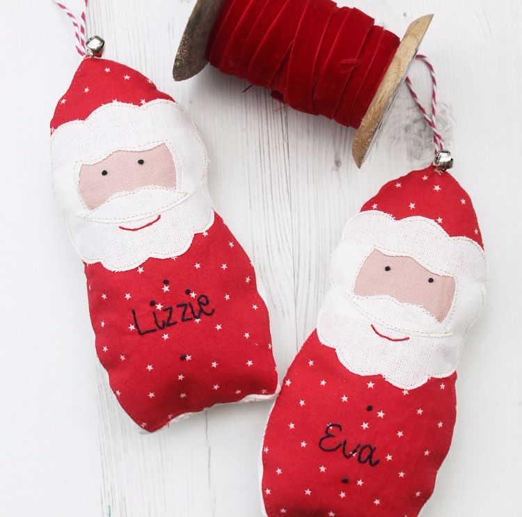 Personalised Hanging Santa