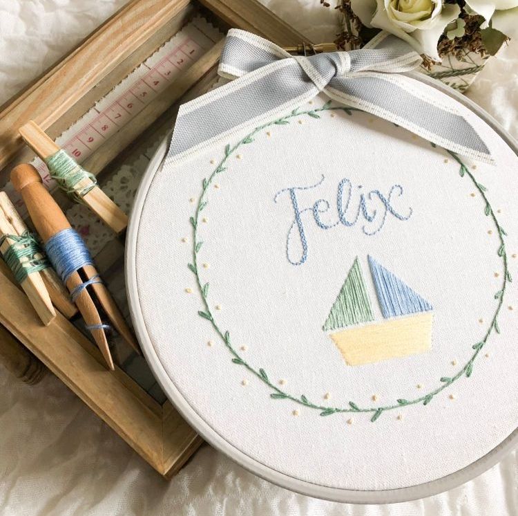Set Sail Embroidery Kit