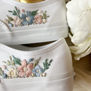 Embroidered Trainers REMAINING BALANCE