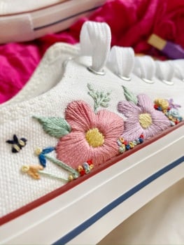 Embroidered Trainers REMAINING BALANCE Non Branded