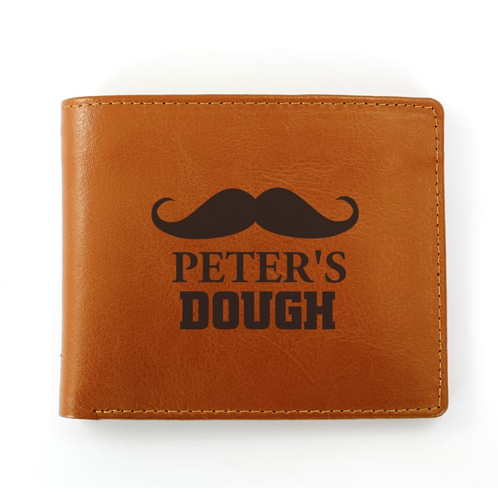 Brown Moustache Wallet