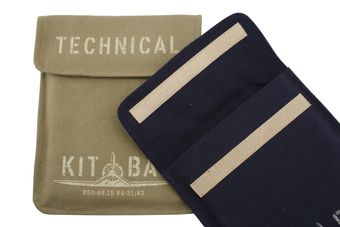 'Technical' Canvas Kit Bag iPad Case