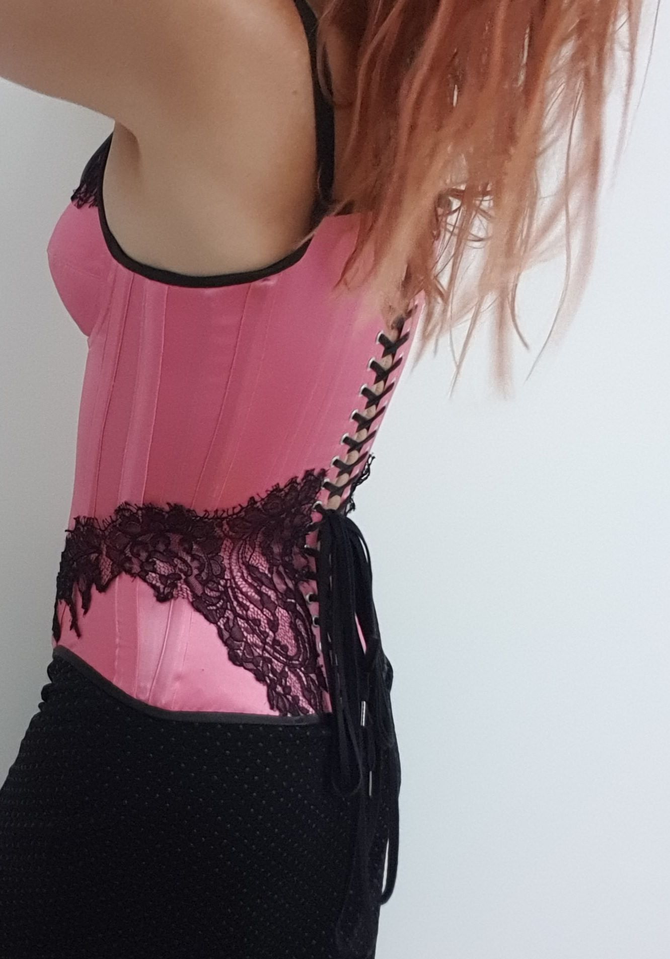 Cupped corset pattern and sample finally finished Caroline's corset blog