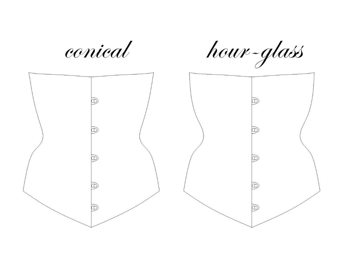 Corset patterns and one-off bespoke corsets from Corsets by Caroline