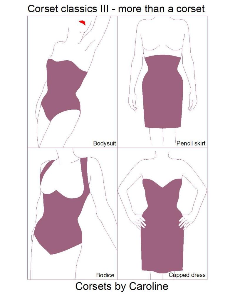 Corset Classics III - more than a corset: a selection of integrated corsetry patterns from Corsets by Caroline (sizes UK 10-20, US 6-16)
