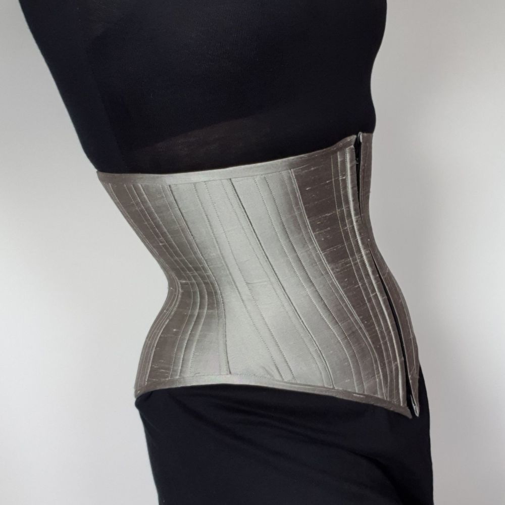 Silk cincher - latest pattern - Caroline's corset blog