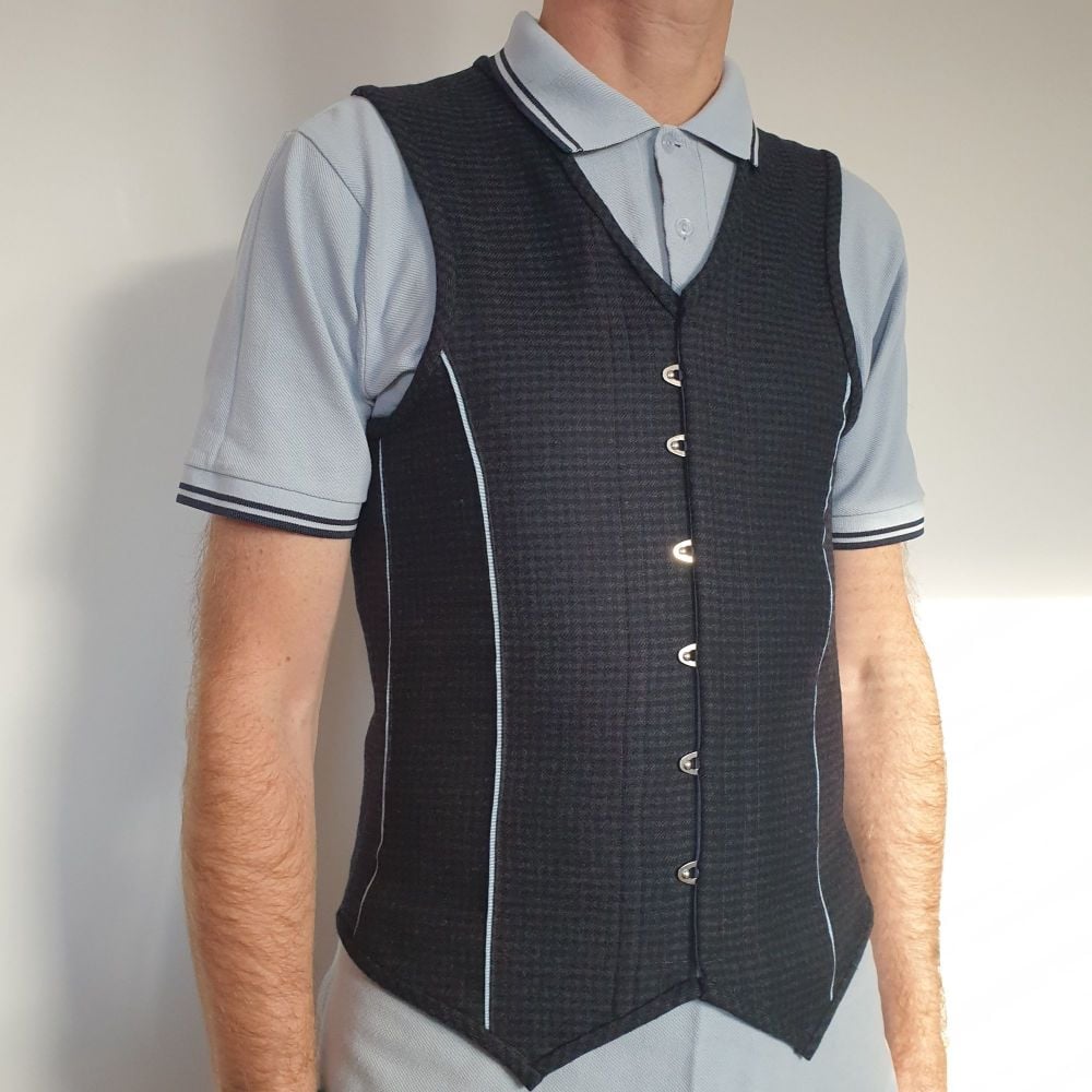 Man's corseted vest (waistcoat-inspired)