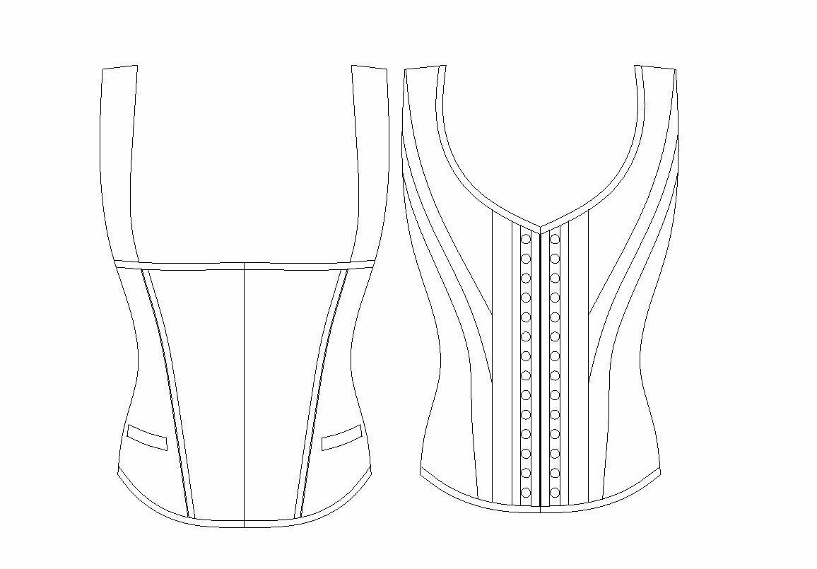 Male corset patterns Corset patterns and training material from