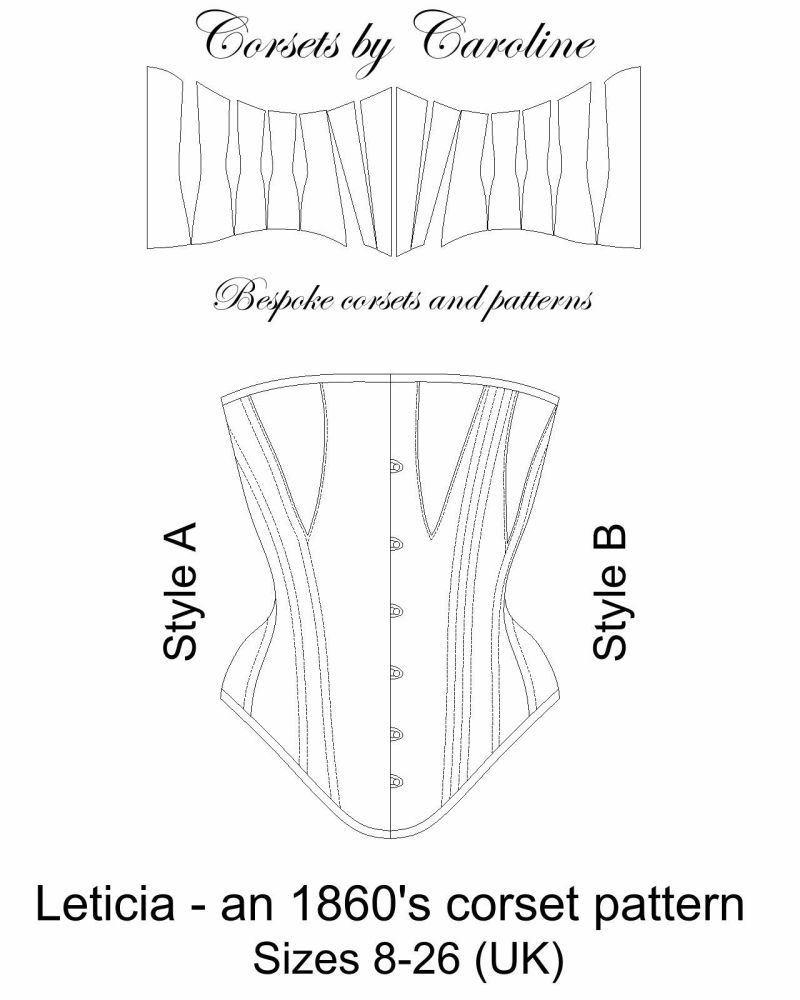 The triple stacked hip fins are - Corsets by Caroline
