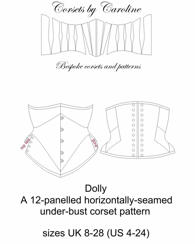 Dolly under-bust corset pattern