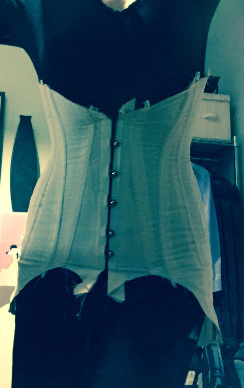 Stealthing 'circle' corset finished - Caroline's corset blog
