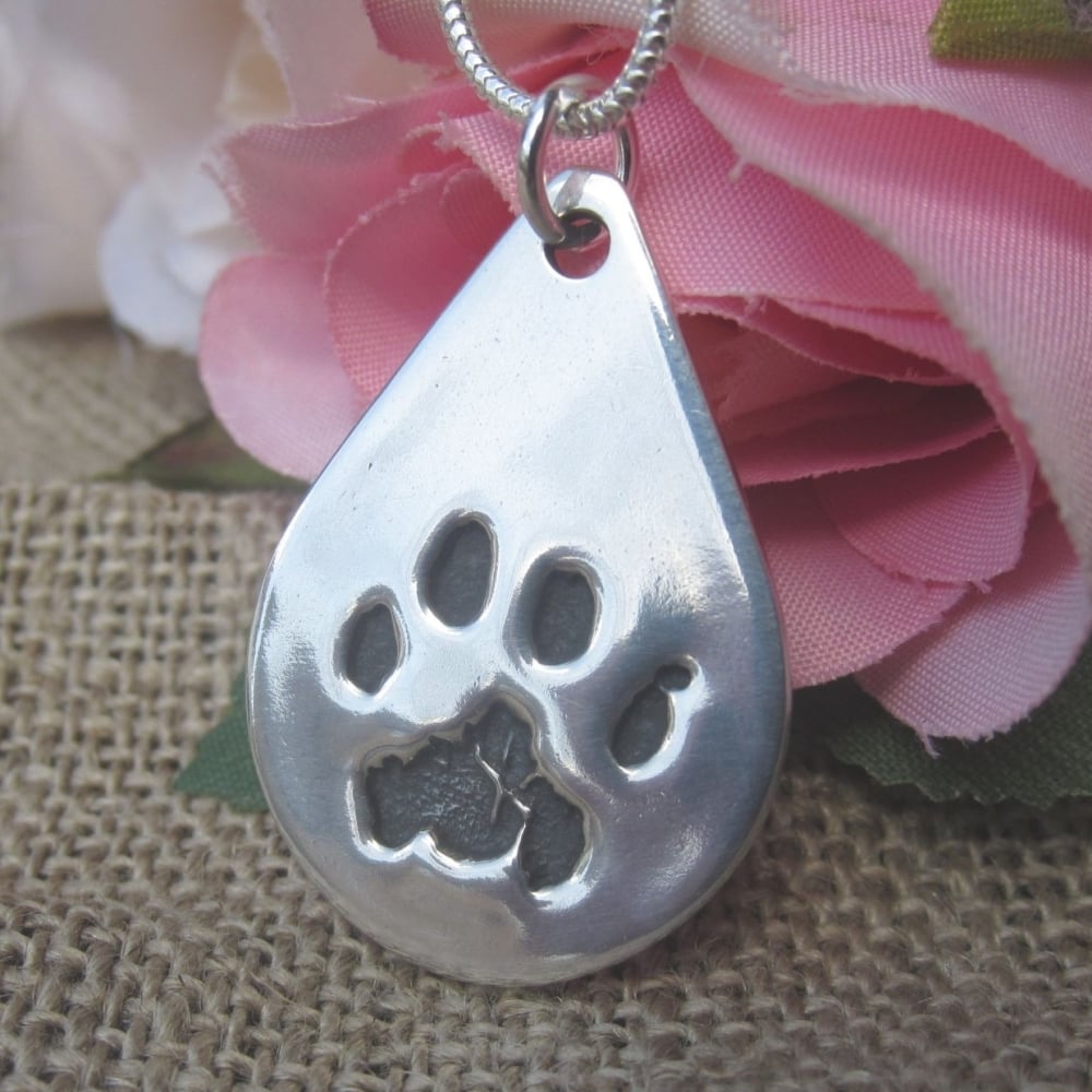 Paw Print Pendant (various shapes)