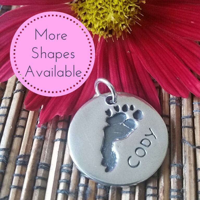 Hand/Footprint Pendant One Print (click for more shapes)