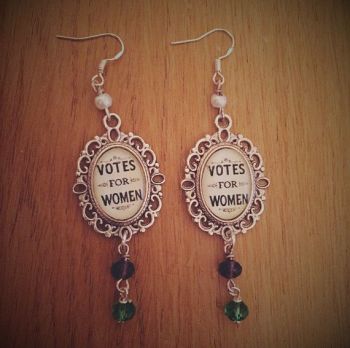Votes for Women Dangle Earrings
