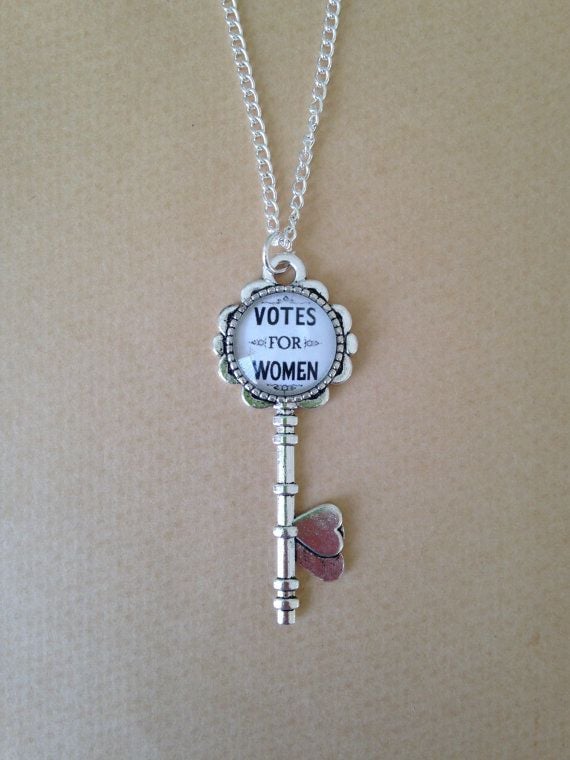 Votes For Women Key Necklace