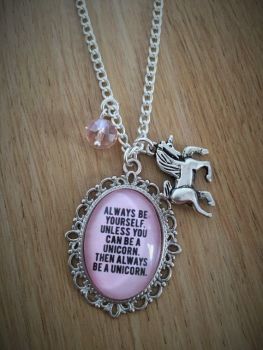 Always Be a Unicorn Necklace