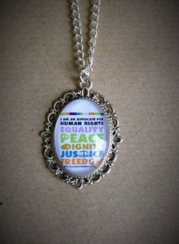 Human Rights Necklace