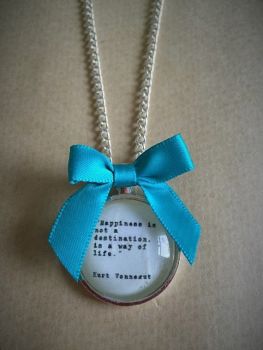 Happiness Quote Necklace