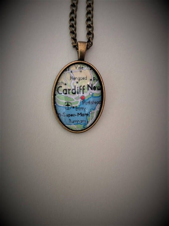 Personalised Map Necklace