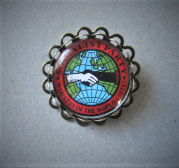 Socialist Workers of the World Pin Brooch