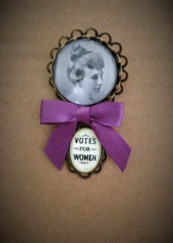 Emily/Votes for Women Fob Brooch