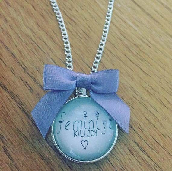 In Support of RCTN Rape Crisis- Feminist Killjoy Necklace