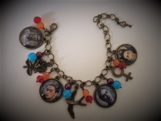 Frida Kahlo Charm Bracelet