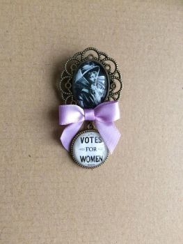 Muriel Matters / Votes for Women Fob Brooch