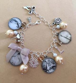 Vintage Penguin Charm Bracelet