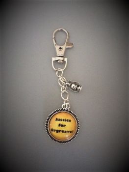 Justice for Orgreave! Keyring / Keychain - Handmade, Unique