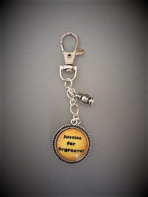 Justice for Orgreave! Keyring / Keychain - Handmade, Unique (FREE or LOW CO